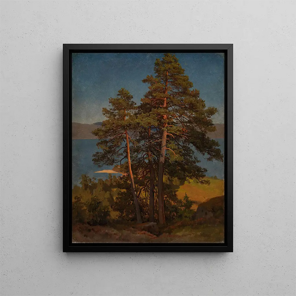 Pins - August Cappelen — framed artwork on a wall