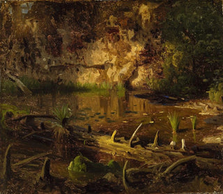 Study of a fallen tree - August Cappelen — artwork view