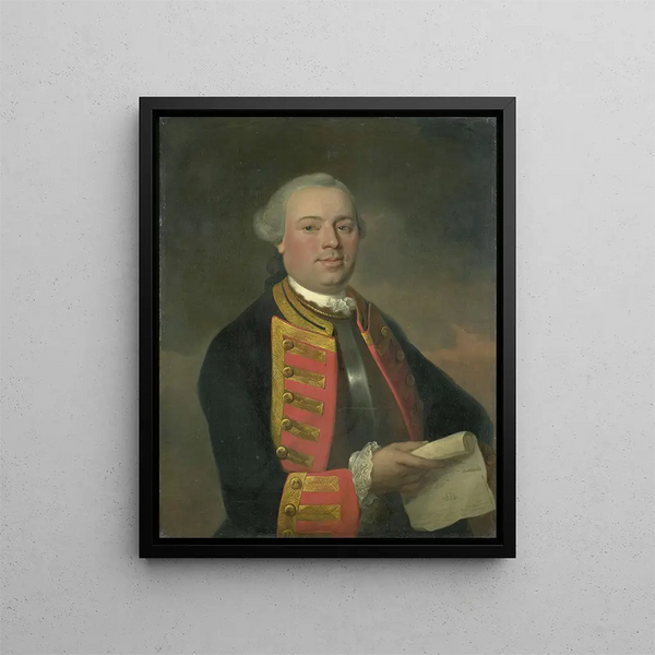 Johan Arnold Zoutman 1724-93 Vice Admiral - August Christian Hauck — framed artwork on a wall