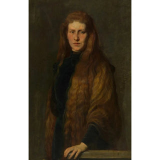 August Eisenmenger - Anna Eisenmenger geb Hobert Hofratsgattin Schwiegertochter des Knstlers.webp