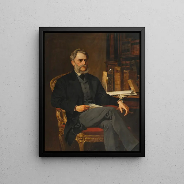 Leo Graf Thun-Hohenstein - August Eisenmenger — framed artwork on a wall