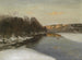 Duck by the riverbank - August Fink — artwork view