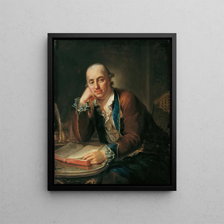 Jean Népomucène Chevalier impérial de Humbourg - August Friedrich Oelenhainz — framed artwork on a wall