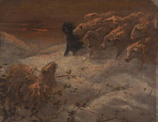 Sheep - August Friedrich Schenck — artwork view