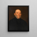 Carl von Rokitansky Pathologist Politician and Philosopher - August Georg Mayer — framed artwork on a wall