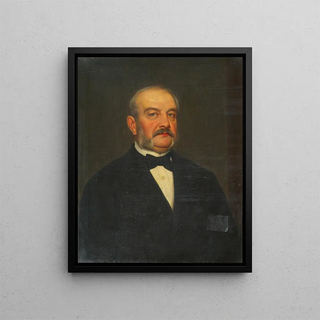 Minister Josef Lasser Baron von Zollheim - August Georg Mayer — framed artwork on a wall