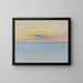 Sunset Sea Painting - August Hagborg — framed artwork on a wall