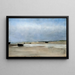 Rivage avec bateaux - August Hagborg — framed artwork on a wall