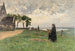 The Cemetery at Tourville - August Hagborg — artwork view