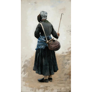 Woman standing - August Hagborg — artwork view