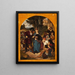 The miracle of Saint Elizabeth - August Hopfgarten — framed artwork on a wall