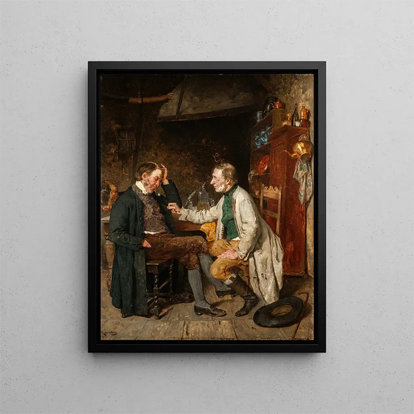 L'emprunteur - August Jernberg — framed artwork on a wall