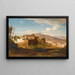 La mosquée Al-Aqsa Jérusalem - August Löffler — framed artwork on a wall