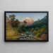Pico de Orizaba Citlaltépetl - August Löhr — framed artwork on a wall