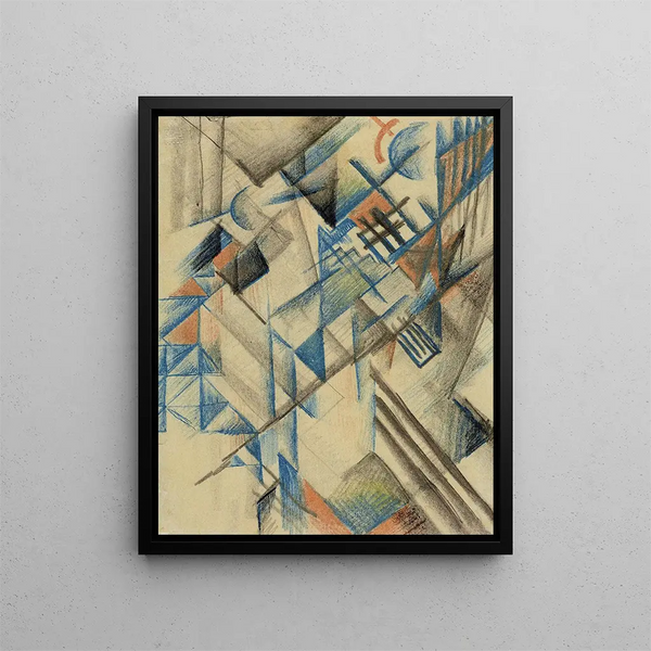 Formulaire de résumé II - August Macke — framed artwork on a wall