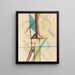 Abstract Shapes Painting V - August Macke — framed artwork on a wall
