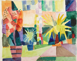 Arden sur le lac de Thoune - August Macke — artwork view