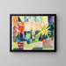 Arden sur le lac de Thoune - August Macke — framed artwork on a wall