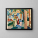 at the Thun Cemetery - August Macke — framed artwork on a wall