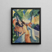 Welcome to Lake Thun - August Macke — framed artwork on a wall