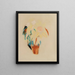 Large flower pot - August Macke — framed artwork on a wall