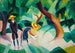 Children with a goat - August Macke — artwork view
