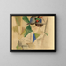 La femme du peintre lisant - August Macke — framed artwork on a wall