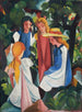 Four Girls - August Macke — artwork view