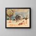 Partie de campagne - August Macke — framed artwork on a wall