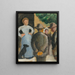 Les gens dans la rue - August Macke — framed artwork on a wall