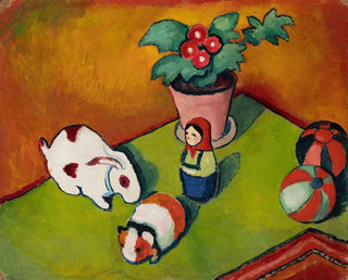 Les jouets de Little Walter - August Macke — artwork view