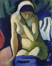 Nude girl with scarf - August Macke — artwork view