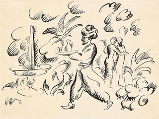Scene of the Thousand and One Nights - August Macke — artwork view