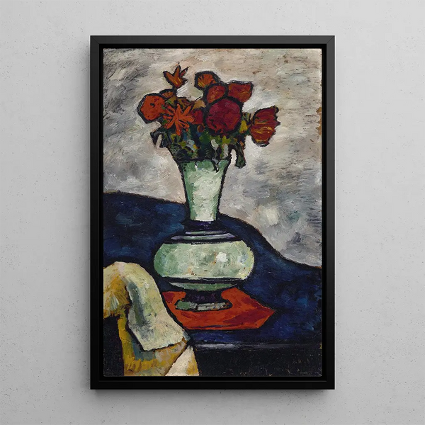 Reproduction of the painting Fleurs fanées - August Macke