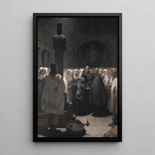 Reconciliation - August Malmström — framed artwork on a wall