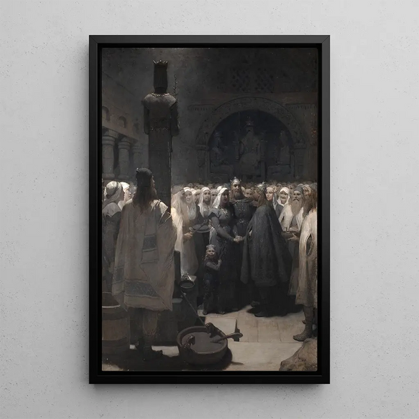 Reconciliation - August Malmström — framed artwork on a wall
