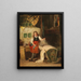Fraternal Love - August Müller — framed artwork on a wall
