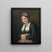 Girl of the Black Forest - August Müller — framed artwork on a wall
