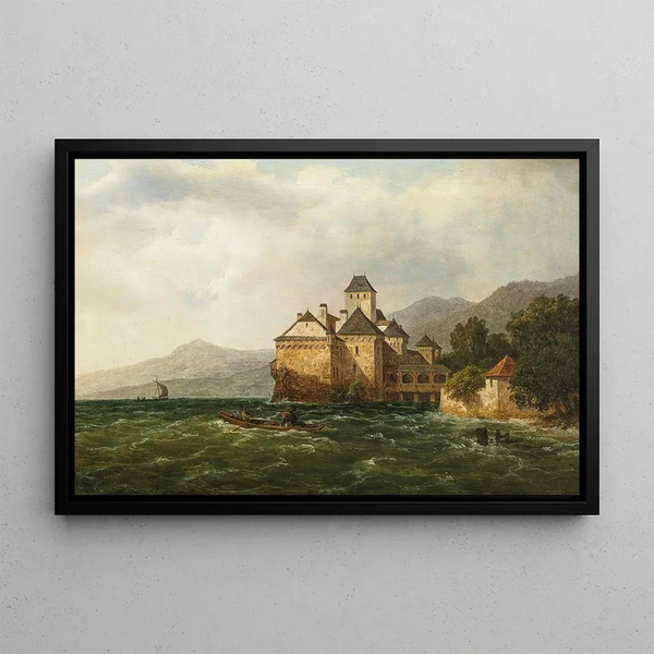 Château de Chillon - August Piepenhagen — framed artwork on a wall