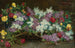 Lilac and Roses Painting - August Pollak — artwork view
