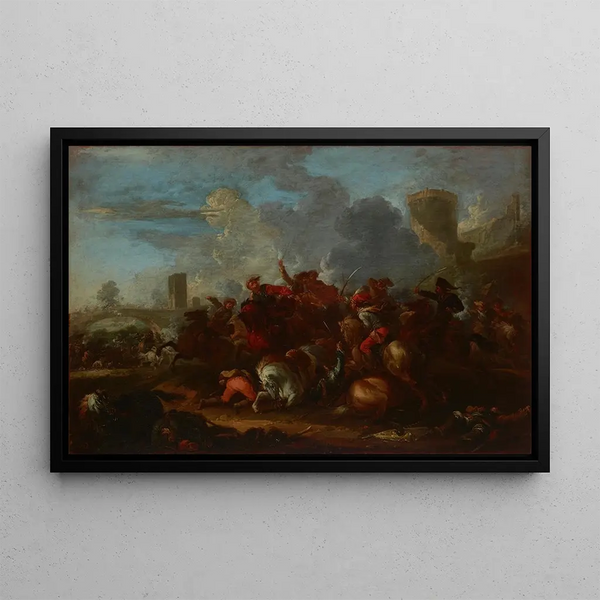 Rencontre - August Querfurt — framed artwork on a wall