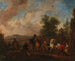 The Departure for the Hunt - August Querfurt — artwork view