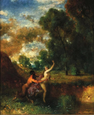 A faun and a nymph - August Richard Zimmermann — artwork view