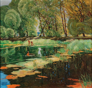 August Rieger - Badeszene.webp