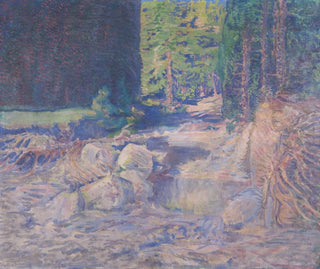 Wild Stream Painting at Rest - August Roth — artwork view