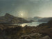Alpine Lake Painting - August Schaeffer von Wienwald — artwork view