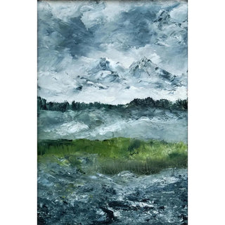 Reproduction of the painting Landscape Study Painting - August Strindberg