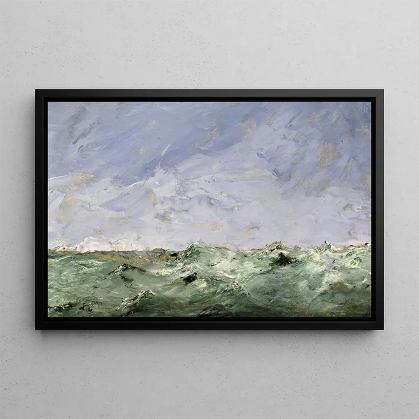 Petite eau Dalar - August Strindberg — framed artwork on a wall
