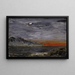 Sunset Painting - August Strindberg — framed artwork on a wall