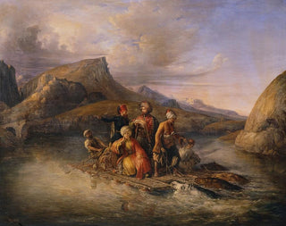 Crossing the Tiger - August Theodor Schöfft — artwork view